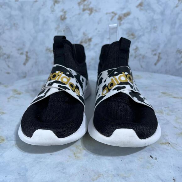 Adidas Puremotion Adapt Womens Sz 7.5 Running Shoes Black White Athletic Sneaker - Picture 2 of 11